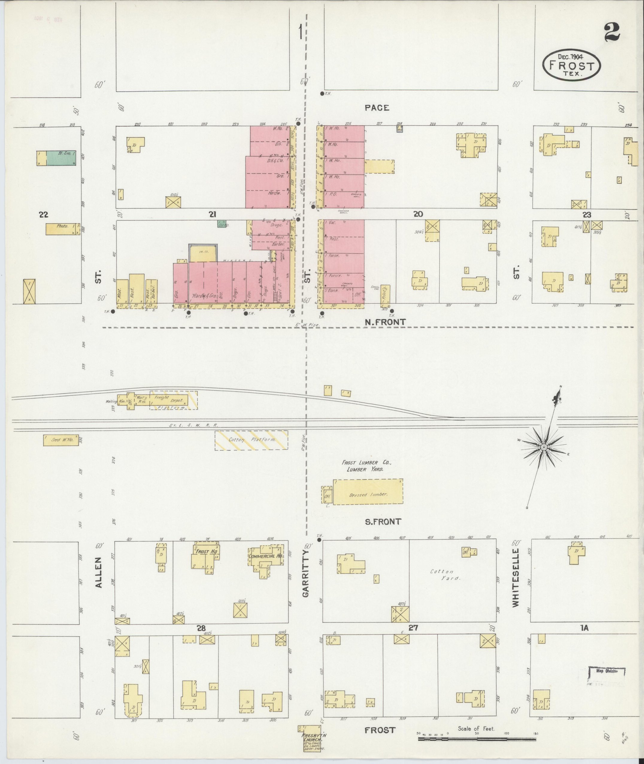 Frost Sanborn map, 1904, sheet 2 of 2